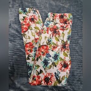 Needle and cloth floral skinny ankle pants!